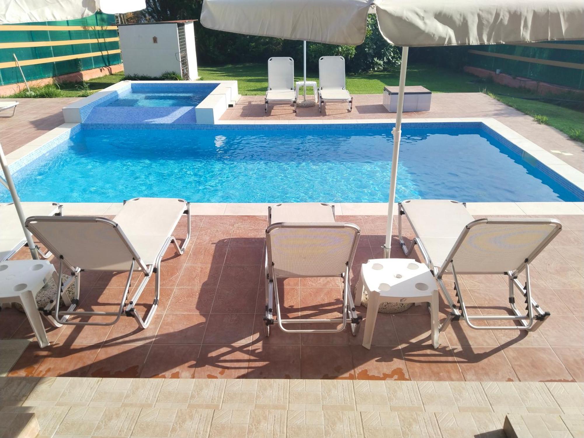 Maria Lemoni Swimming Pool Apartment Nea Skioni Kamer foto